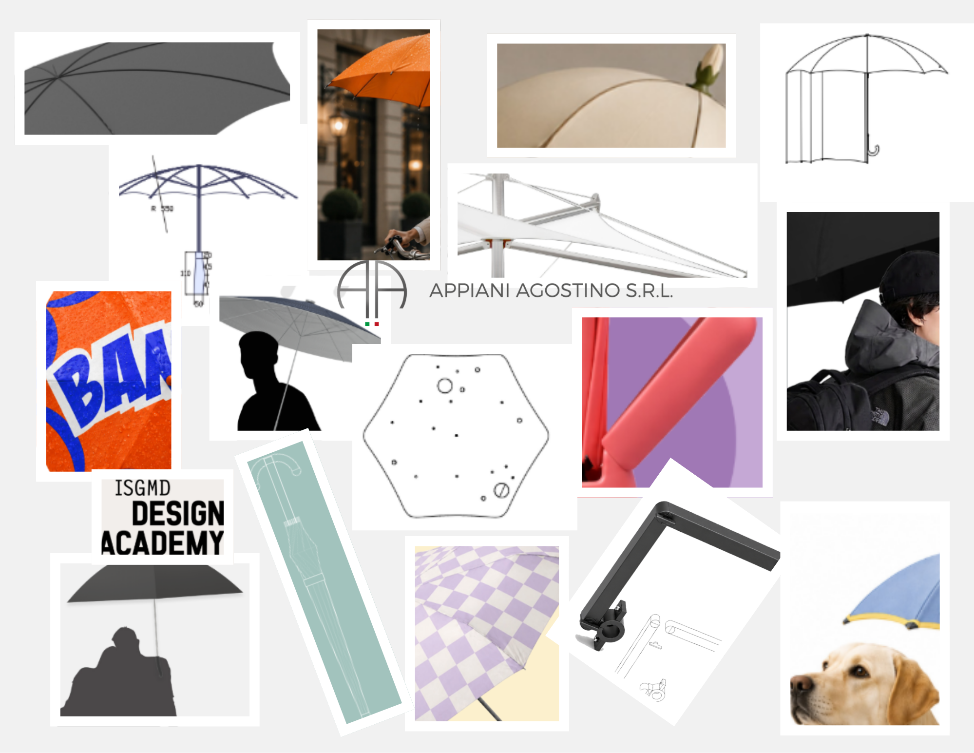 collaborazione con istituto superiore di Design di Lecco per progetto su ombrello innovativo